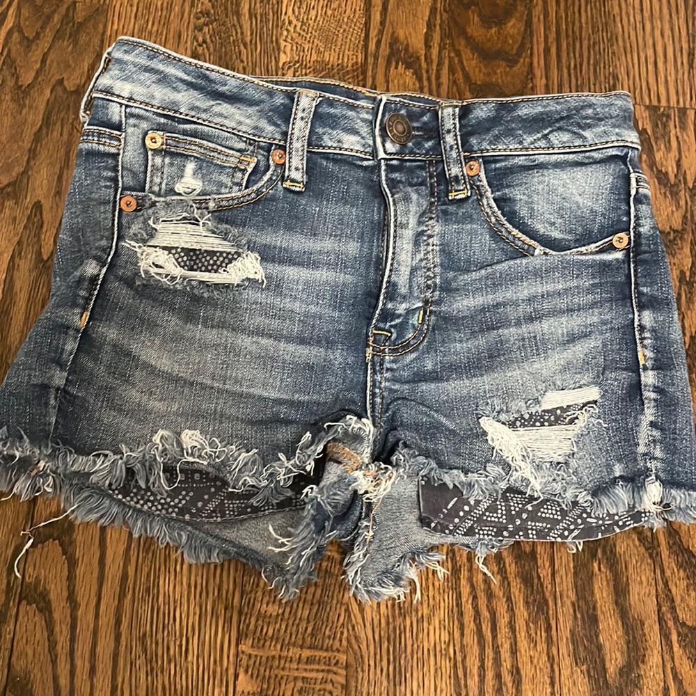 American eagle denim shorts
